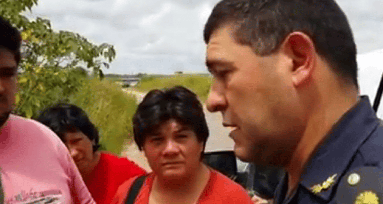 [VIDEO] La mamá de Nicolás Castillo se presentó en el lugar