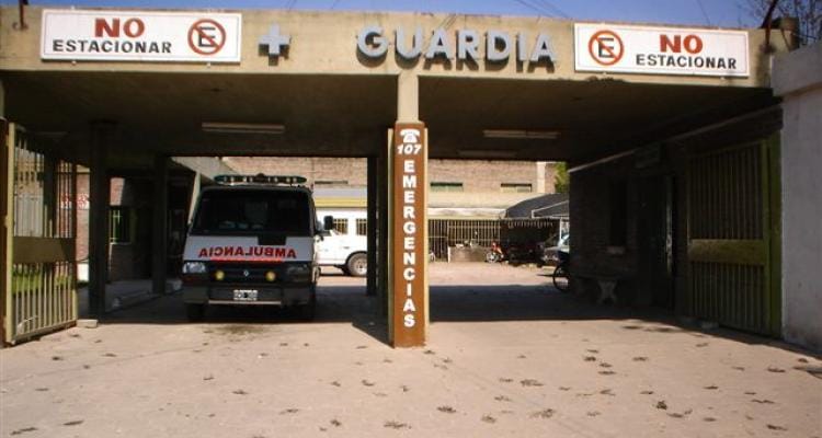Paciente hirió con un arma blanca a un médico de la guardia del Hospital