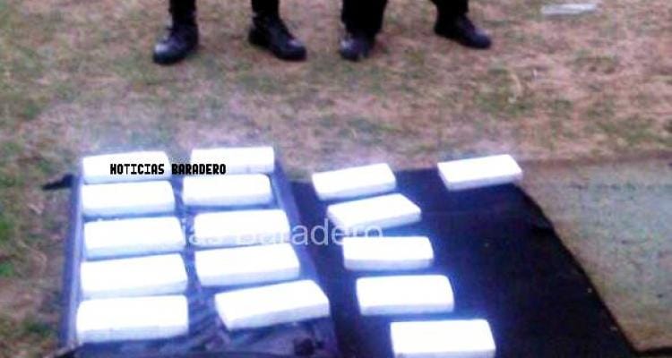 Policía Federal incautó 16 kilos de cocaína en Baradero