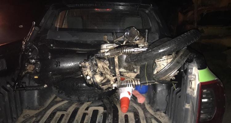 Dos jóvenes talenses muertos tras huir en moto e impactar contra una camioneta en Ruta 9