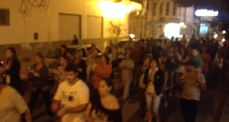 Marcha: “En San Pedro los policías son cagones”