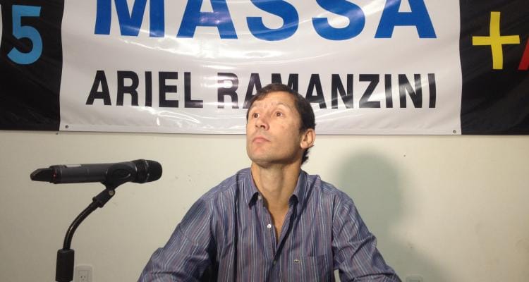 En conferencia de prensa, Ramanzini trató a Carrió de “desquiciada” y anunció que la denunciará “por calumnias e injurias”