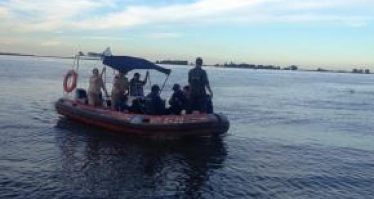Tercer día de búsqueda de hombre que cayó a las aguas del río Paraná