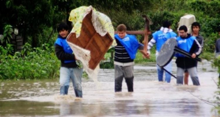 Inundaciones: La Cámpora San Pedro colabora con los afectados