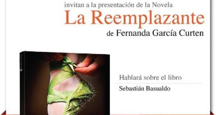 Fernanda García Curten presenta su novela La Reemplazante