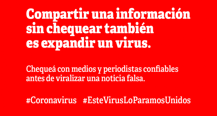 Coronavirus y noticias falsas