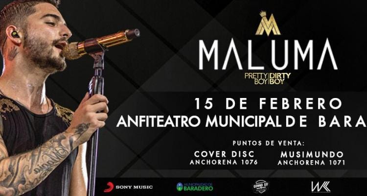 Las entradas para el rock, Maluma, el Chaqueño y Abel Pintos en Baradero
