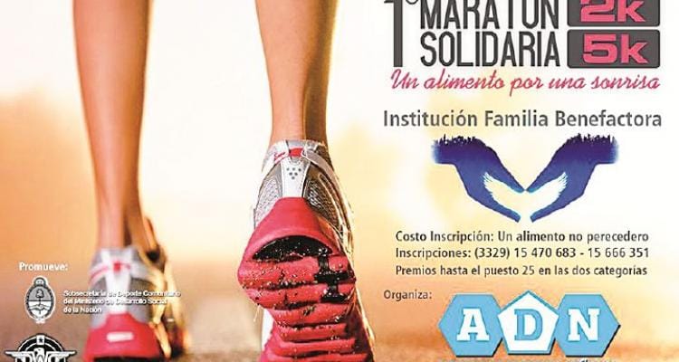 Maratón solidaria en el Paseo Público