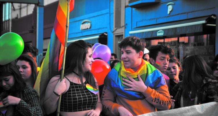 Primera Marcha del Orgullo LGBTIQ  en San Pedro