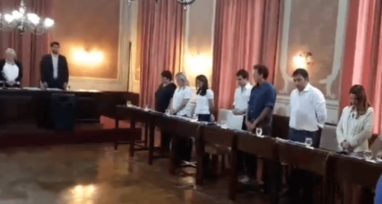 Minuto de silencio por Luis María Rodríguez en la sesión del Concejo Deliberante