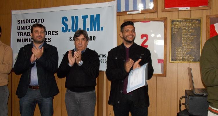 Cholo García en la presentación de Acosta: “Son el sindicato de referencia de San Pedro”