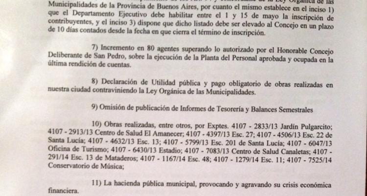 Comisión Investigadora: Son 11 las “negligencias” de las que acusan a Guacone