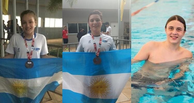 En Brasil, Candela Raviola, Pedro Adrover y Julián Mariani le dieron siete medallas a la Fannba