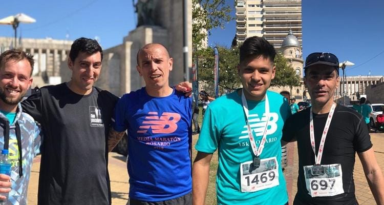 En Rosario, sampedrinos corrieron los 15K de New Balance