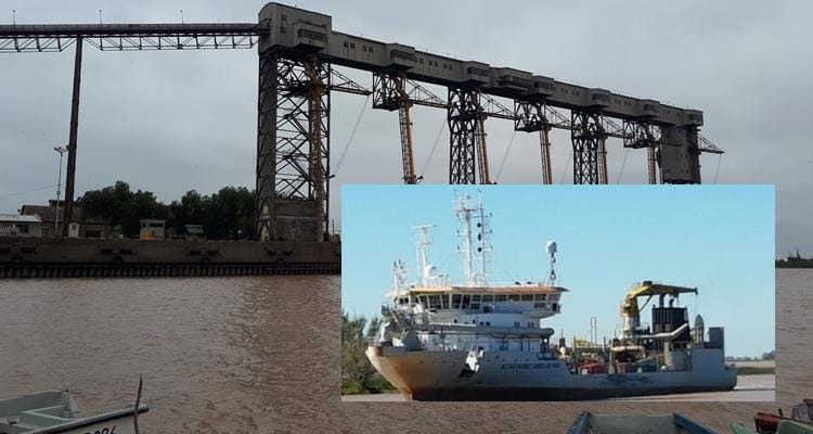 Se adjudicó el dragado de mantenimiento en el puerto para poder seguir operando a pesar de la bajante del río Paraná
