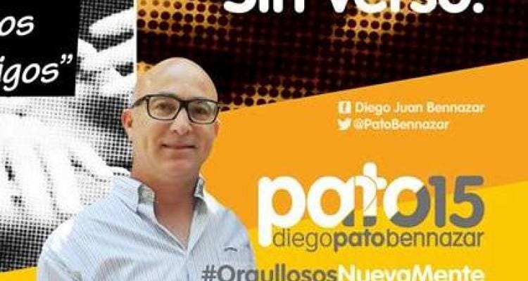 Pato Bennazar competirá en las elecciones con la lista de Rodríguez Saá