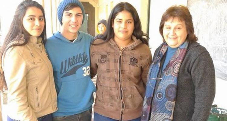 Romina, Tobías y Agustina en el Parlamento Juvenil Mercosur