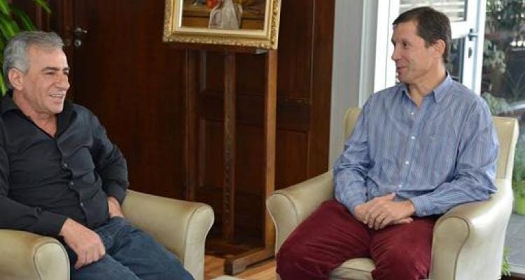 Ramanzini visitó Malvinas Argentinas y recibió el apoyo del intendente Cariglino