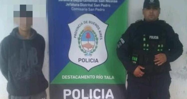 Robo a viveros: detuvieron a un delincuente con rosas en Río Tala