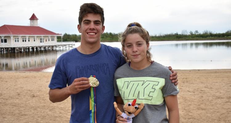 Juegos Olímpicos de la Juventud: Valentín Rossi y Rebeca D’Estéfano concentran en Viedma