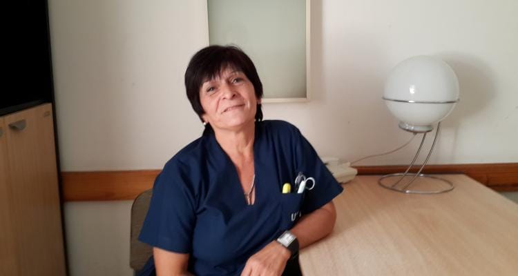 Clínica San Martín: Liliana Díaz, 24 años de enfermera
