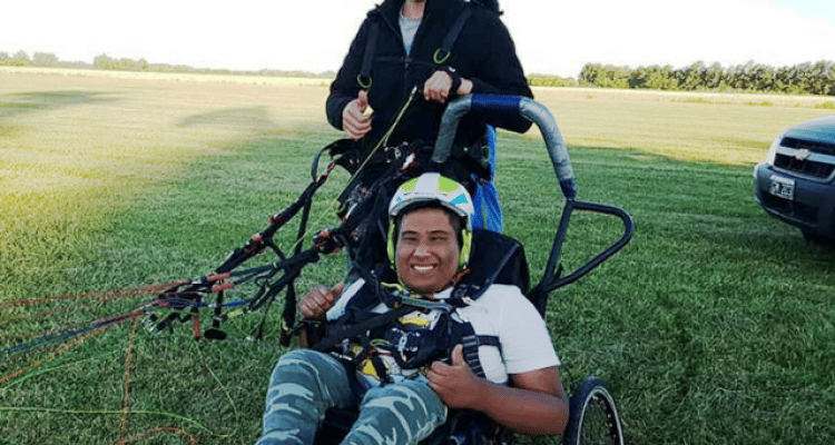 Santiago Gómez, un campeón en silla de ruedas contra toda adversidad