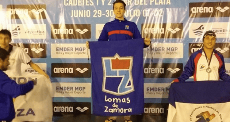 Natación: Francisco Marcell medalla de bronce en el Argentino de Cadetes