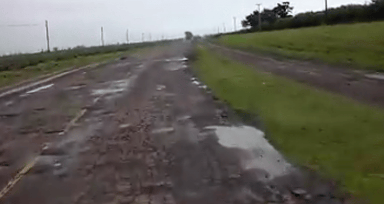 Video muestra el estado del acceso a Santa Lucía