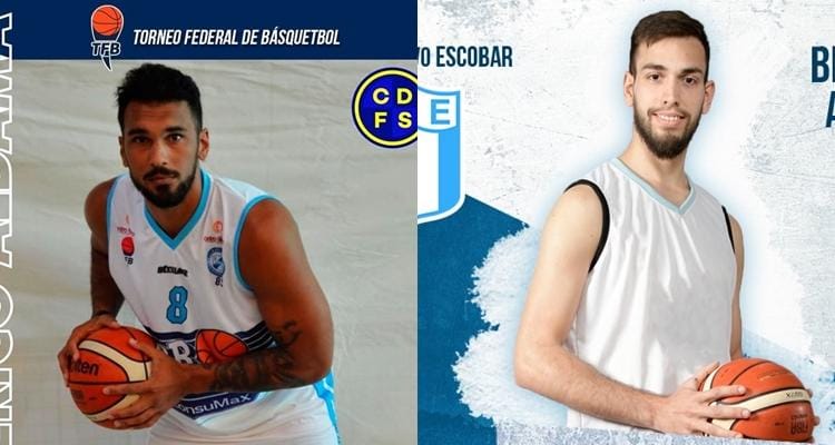 Torneo Federal: Federico Aldama jugará en Formosa y Felipe Sánchez en Escobar