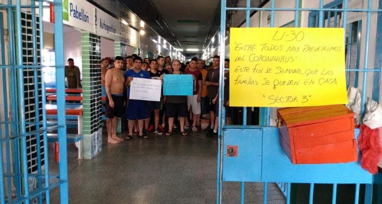 Coronavirus: defensores oficiales piden que algunos presos salgan antes por la crisis sanitaria
