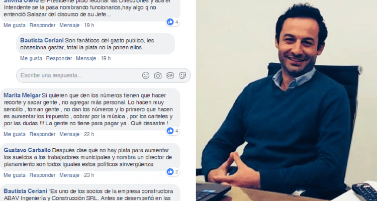 Enojo en las redes sociales por la designación de Agustín Vaca como director de Planeamiento