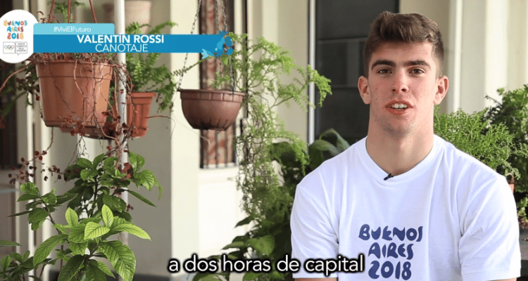 Juegos Olímpicos de la Juventud: Valentín Rossi protagonizó una promoción de Buenos Aires 2018