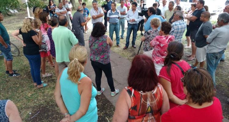 Protesta por seguridad en Santa Lucía: Vecinos se reunieron con las autoridades