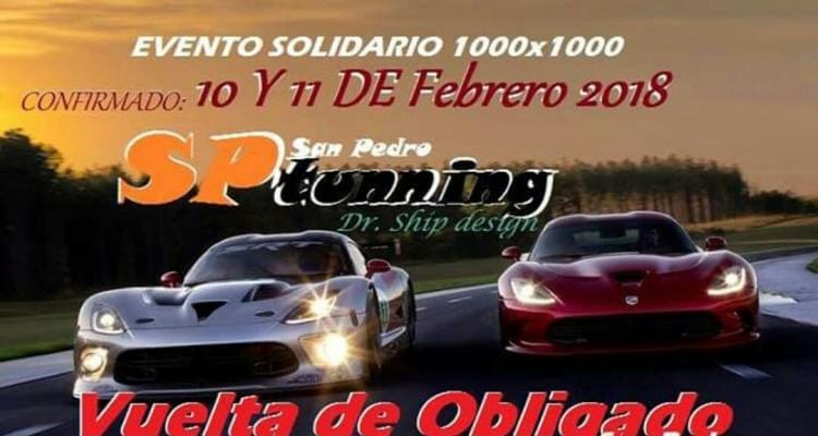 Encuentro tuning solidario en Vuelta de Obligado