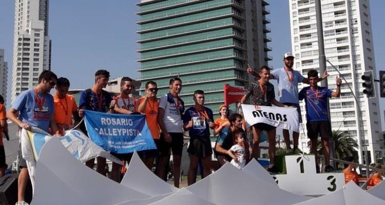 Atletas de San Pedro corrieron en Rosario