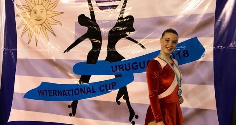 Serena Muñóz fue medalla de plata en la Copa Sudamericana en Uruguay