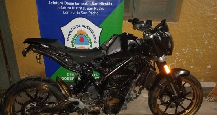 Policía secuestró tres motos robadas