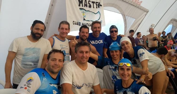 Los másters de Náutico nadaron en Zárate y Fernando Juan Bennazar en Rosario
