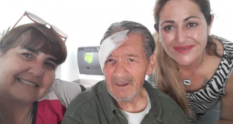 Tras la polémica en el geriátrico, Juan fue agredido este viernes y permanece en el hospital de Santa Lucía