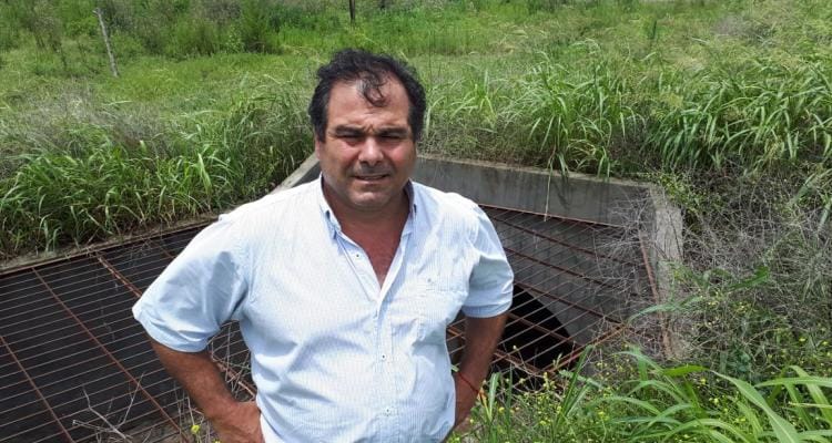 Temporal: el secretario de obras públicas Ariel Álvarez señaló que “el agua empezó a desagotar”