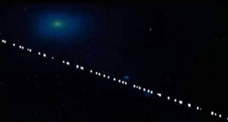 De qué se trata la misteriosa “línea de luces” que se vio en el cielo sampedrino