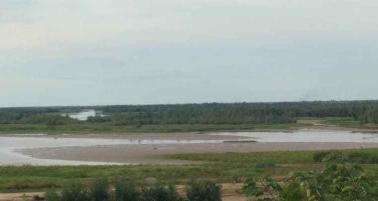Bajante del río Paraná: La “canchita de regatas” está casi sin agua