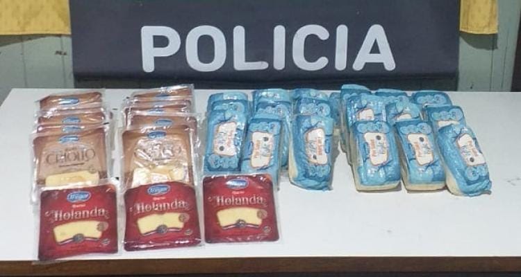 Río Tala: En un allanamiento, se recuperaron quesos robados a un camión de reparto