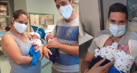 Nacidos en cuarentena: los mellis Segundo y Félix