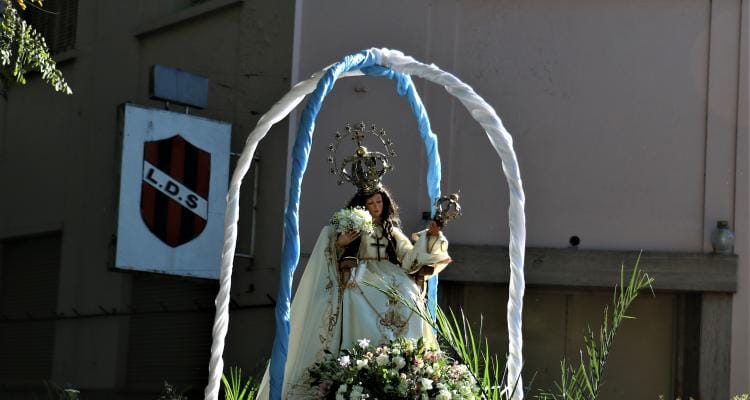 Día de la Virgen: la imagen de Nuestra Señora del Socorro recorrerá las calles para que la saluden a su paso