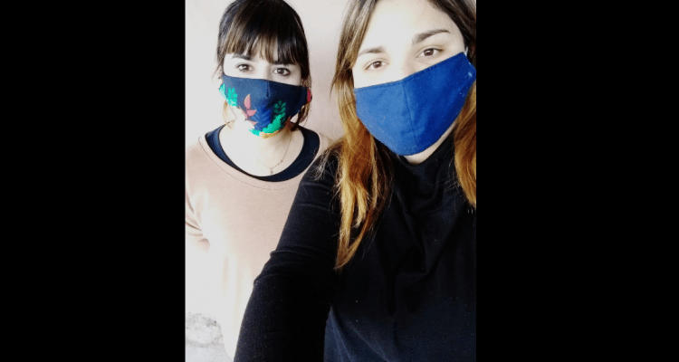Recuperadas de COVID-19 solidarias : Lara y Daniela continúan recolectando mercadería para las familias aisladas