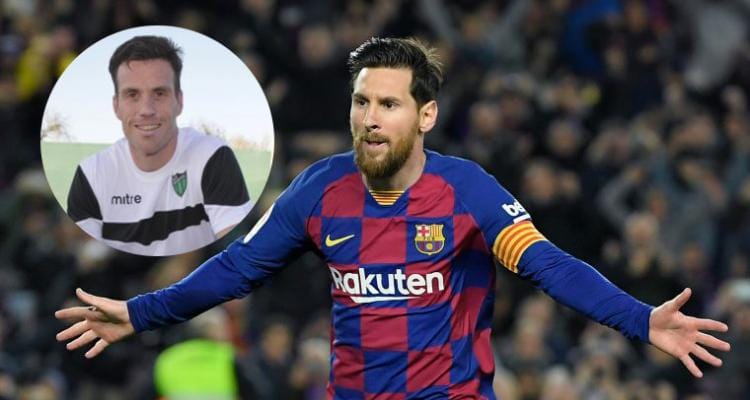 Lionel Messi sigue en el Barcelona y le arruinó un récord a Leonardo Corti