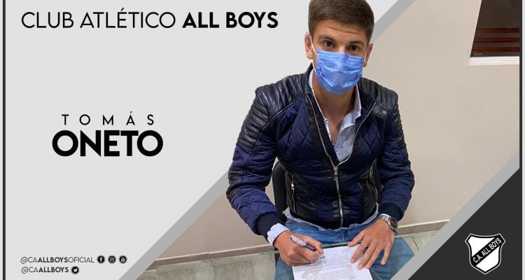 Primera Nacional: Tras su paso por Ecuador, Tomás Oneto jugará en All Boys