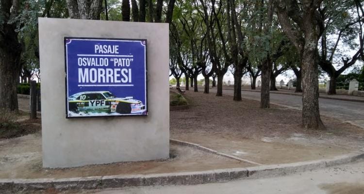 El pasaje en homenaje a Osvaldo “Pato” Morresi ya tiene su identificación