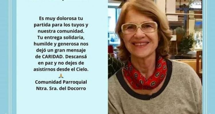 Coronavirus: Consternación por la muerte de la docente Graciela Bortoloti